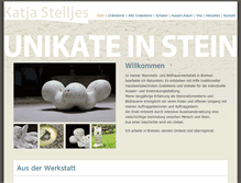 Tablet Screenshot of katja-stelljes.de